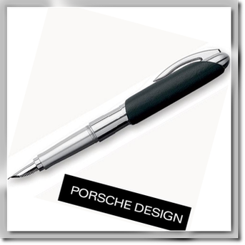 Stilografica Porsche Design in cuoio